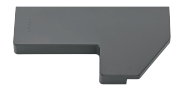 Sugatsune SLUL-C-DGR: Cover for SLUL Series Lift-Up Damper - Dark Grey