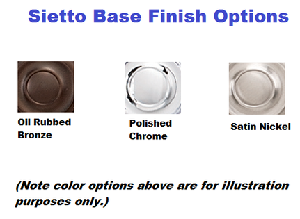 Sietto R-221-SN: 1-1/4" Glacier Cabinet Knob - Cobalt Blue w/Satin Nickel Base