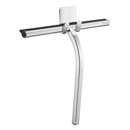 Smedbo DK2150: Sideline Shower Squeegee w/Self-Adhesive Hook - Polished Chrome image