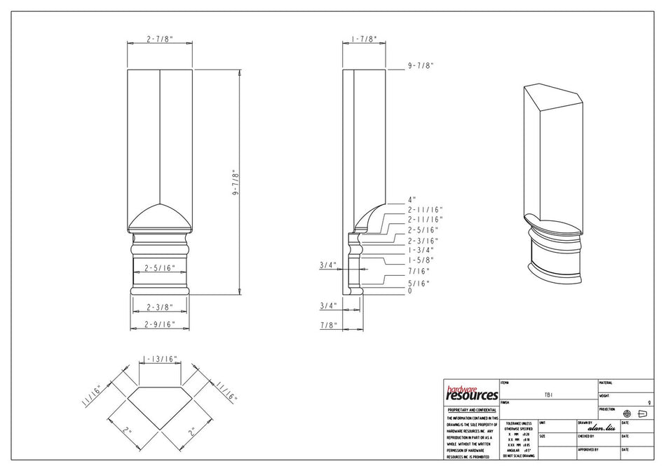 Specification Drawing