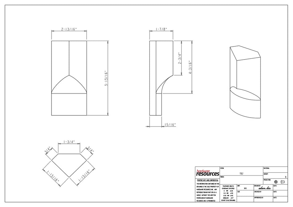 Specification Drawing
