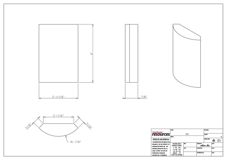 Specification Drawing