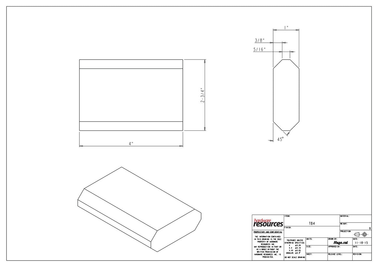 Specification Drawing