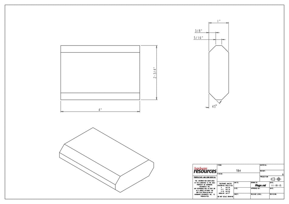 Specification Drawing