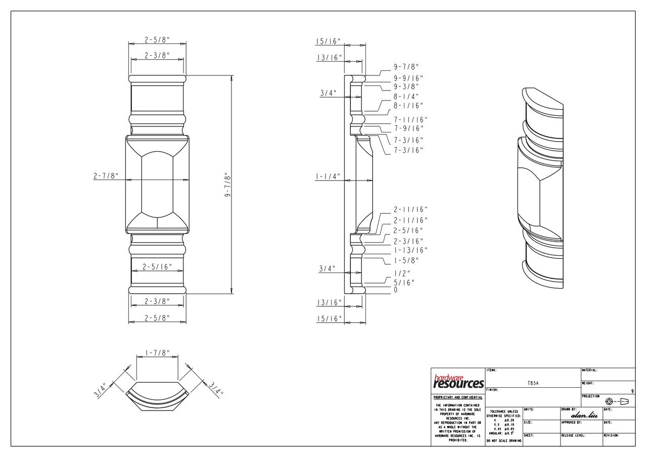 Specification Drawing