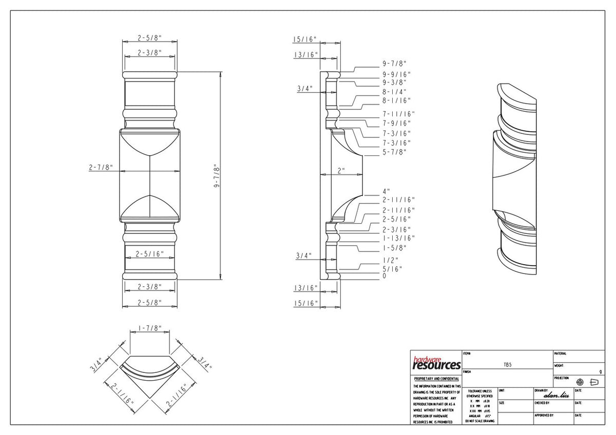 Specification Drawing