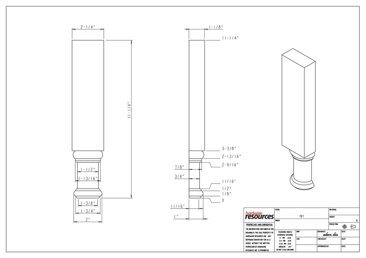Specification Drawing