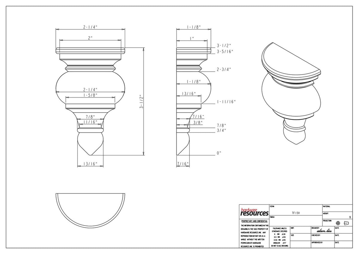 Specification Drawing