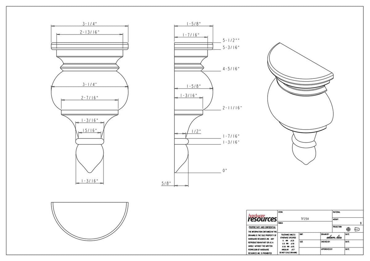 Specification Drawing
