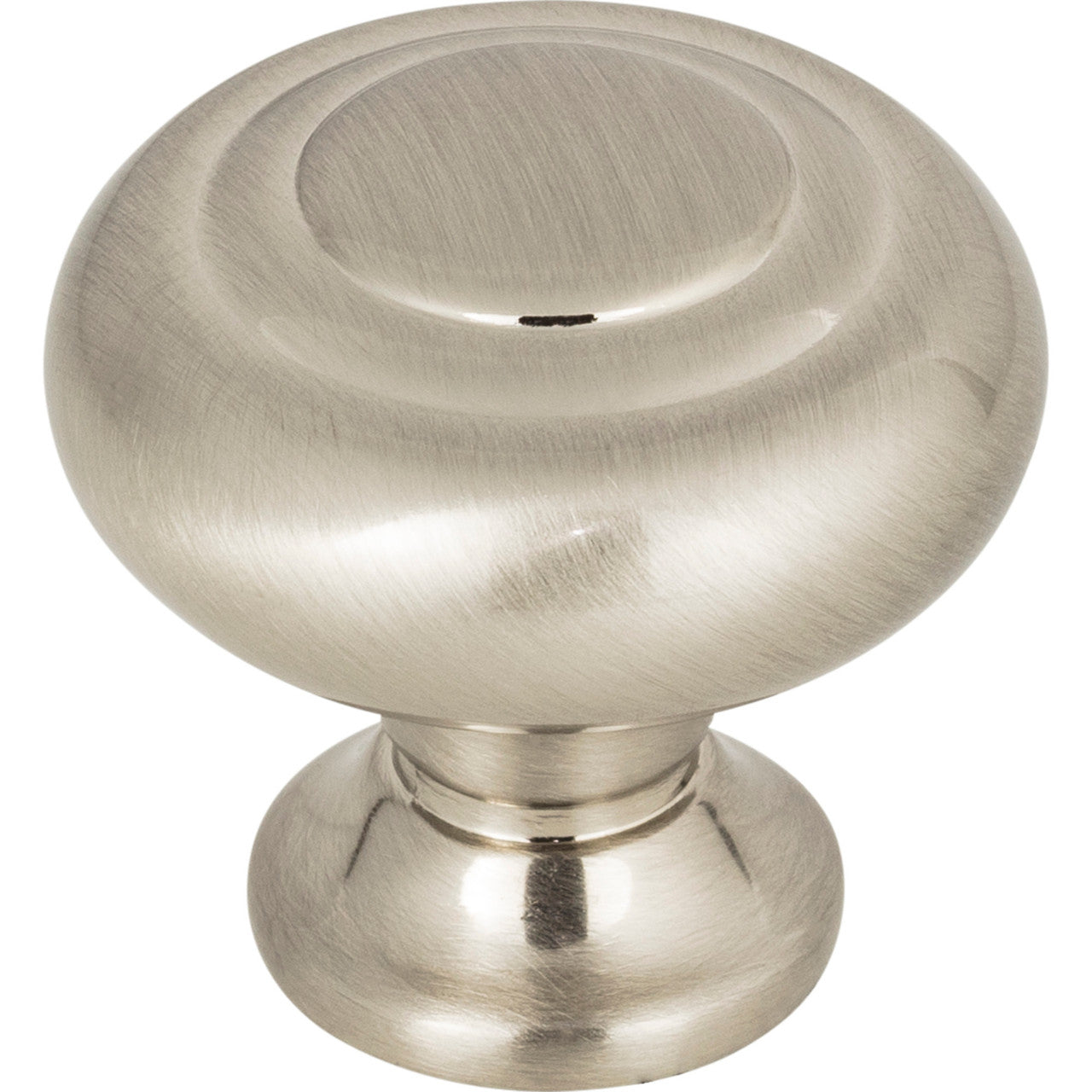 Top Knobs TK1000BSN: 1-1/4" Kent Round Cabinet Knob - Brushed Satin Nickel