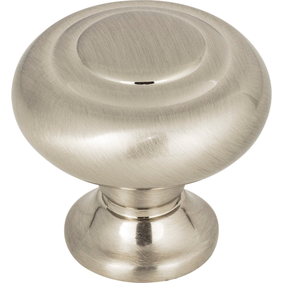 Top Knobs TK1000BSN: 1-1/4" Kent Round Cabinet Knob - Brushed Satin Nickel