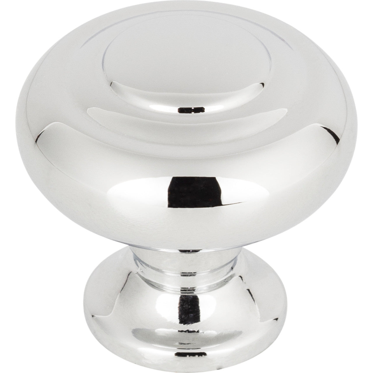 Top Knobs TK1000PC: 1-1/4" Kent Round Cabinet Knob - Polished Chrome