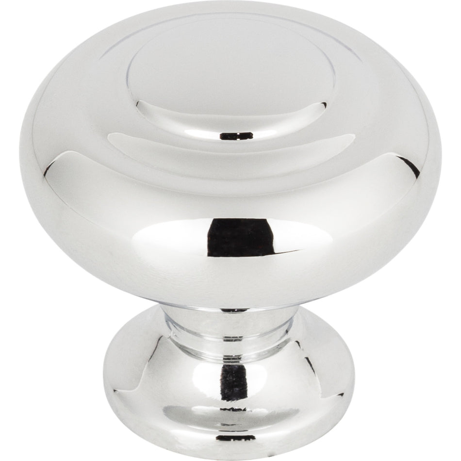 Top Knobs TK1000PC: 1-1/4" Kent Round Cabinet Knob - Polished Chrome