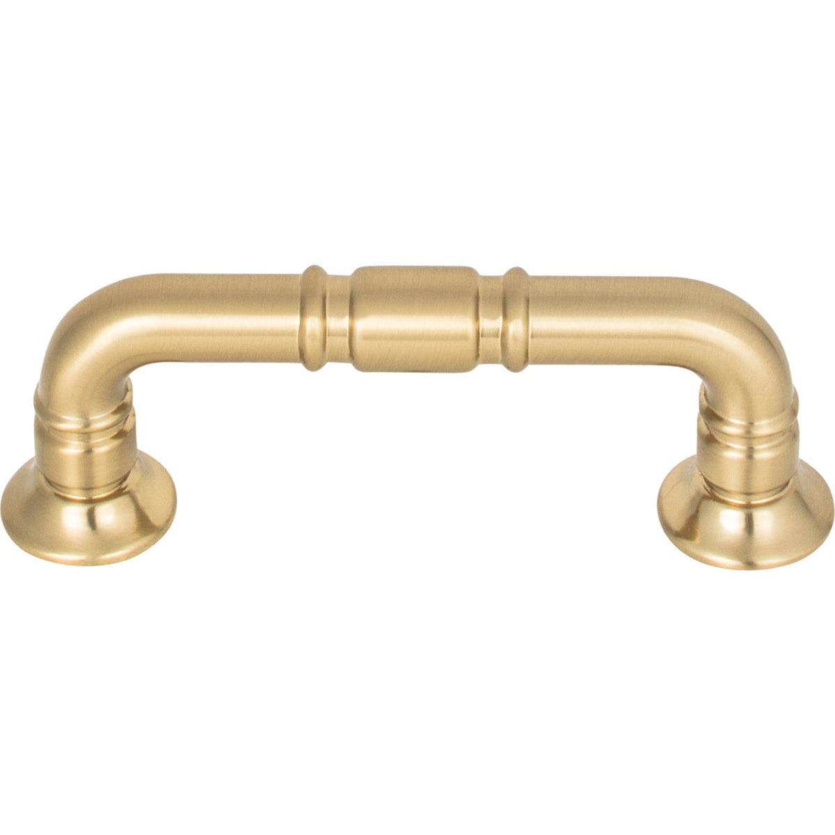Top Knobs TK1001HB: 3" cc Kent D-Handle Cabinet Pull - Honey Bronze