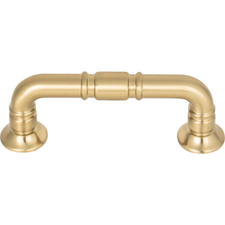 Top Knobs TK1001HB: 3" cc Kent D-Handle Cabinet Pull - Honey Bronze