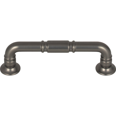 Top Knobs TK1002AG: 3-3/4" cc Kent D-Handle Cabinet Pull - Ash Gray