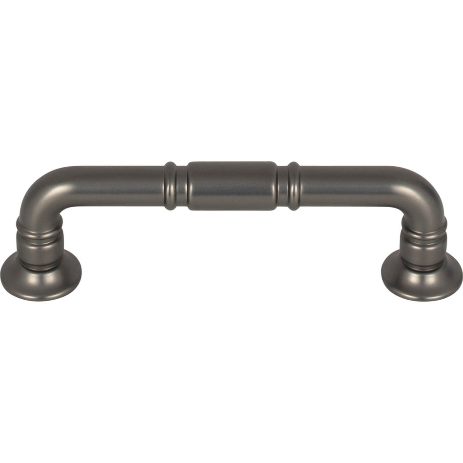 Top Knobs TK1002AG: 3-3/4" cc Kent D-Handle Cabinet Pull - Ash Gray
