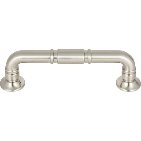 Top Knobs TK1002BSN: 3-3/4" cc Kent D-Handle Cabinet Pull - Brushed Satin Nickel