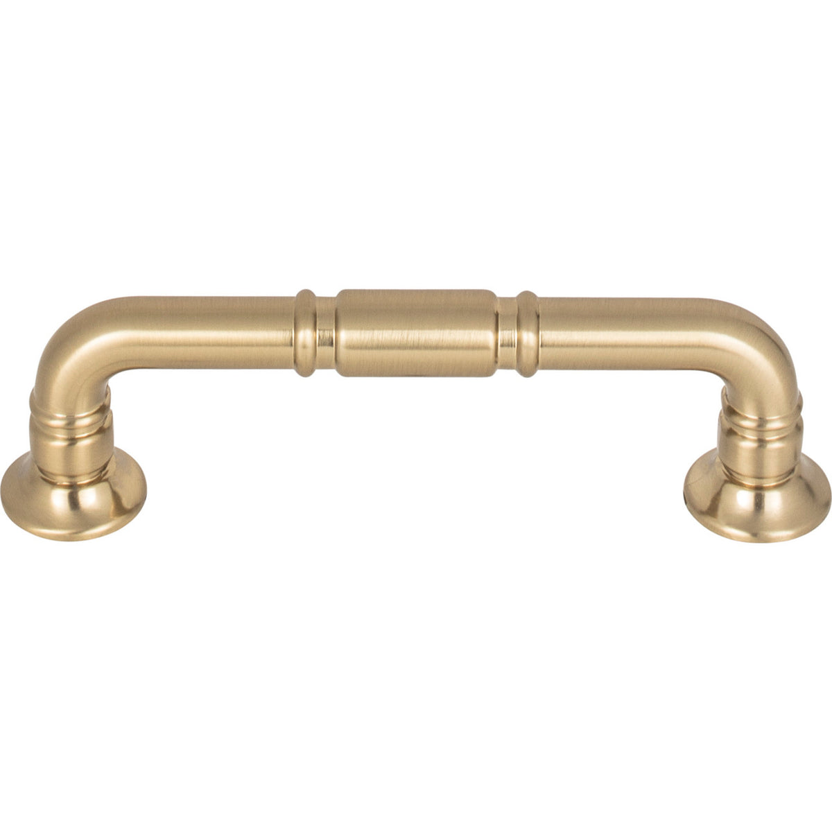 Top Knobs TK1002HB: 3-3/4" cc Kent D-Handle Cabinet Pull - Honey Bronze