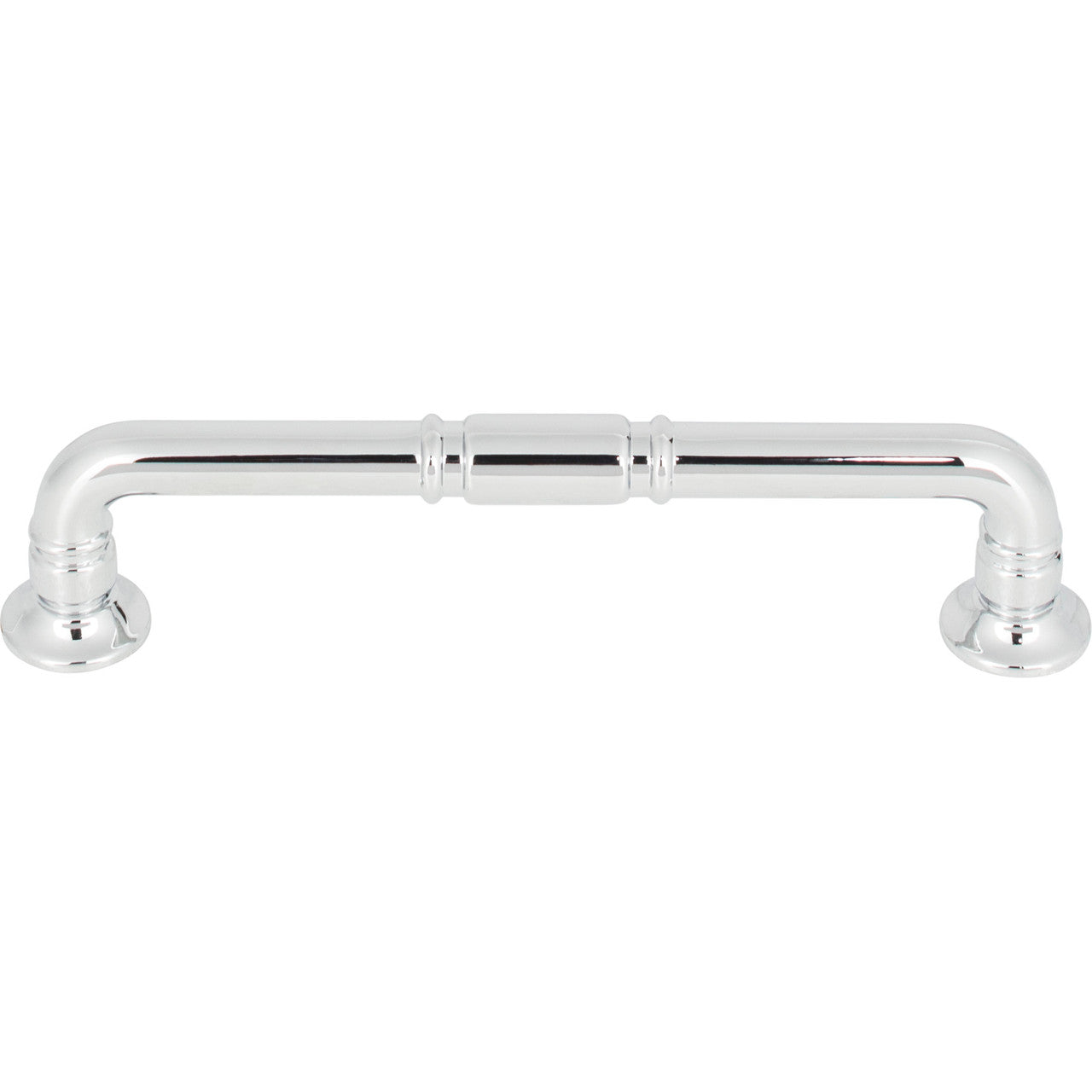 Top Knobs TK1003PC: 5-1/16" cc Kent D-Handle Cabinet Pull - Polished Chrome