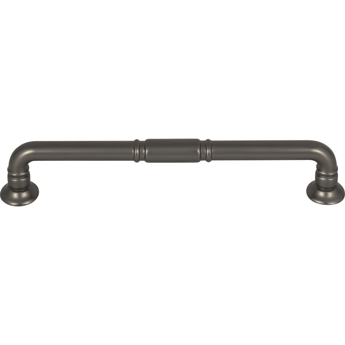 Top Knobs TK1004AG: 6-5/16" cc Kent D-Handle Cabinet Pull - Ash Gray