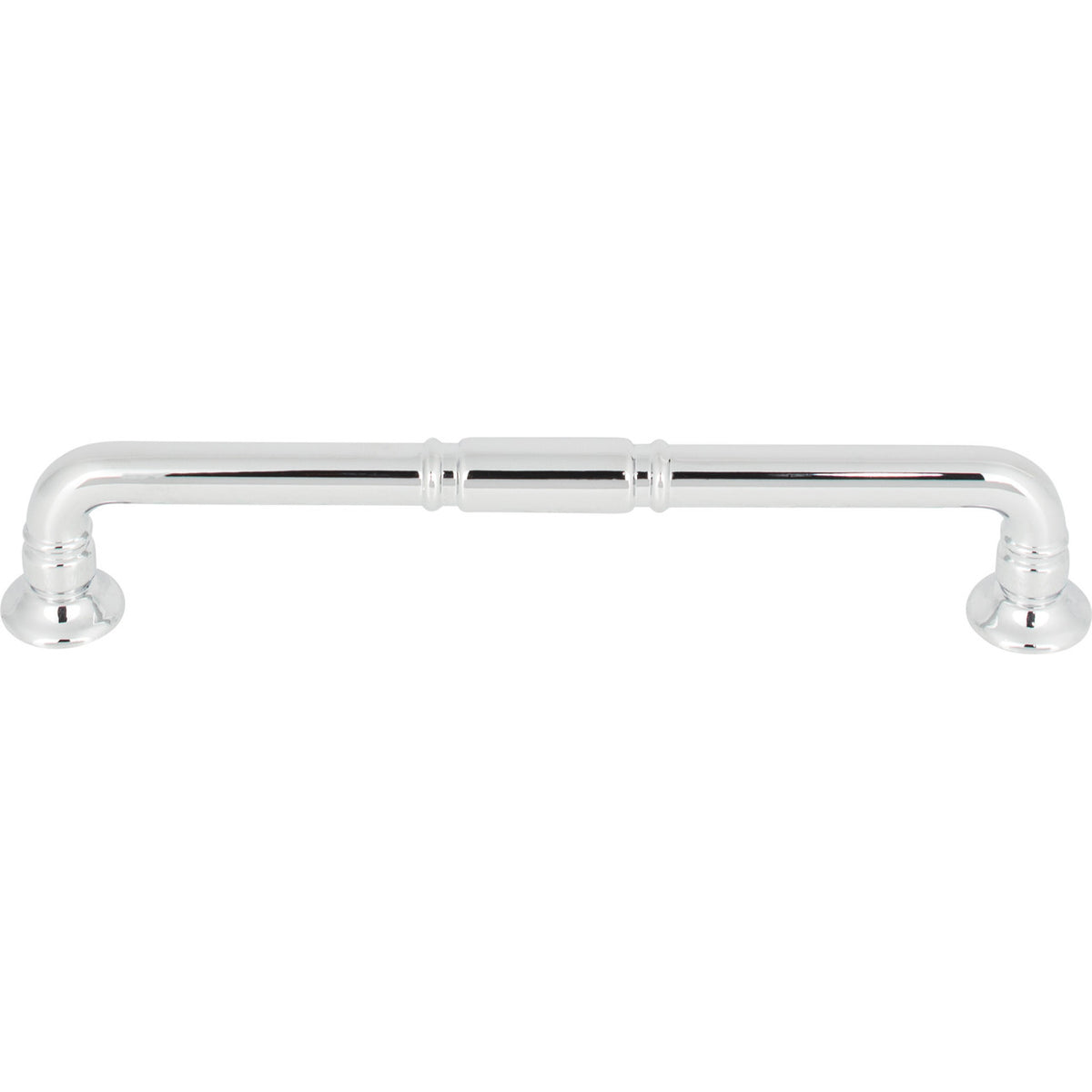 Top Knobs TK1004PC: 6-5/16" cc Kent D-Handle Cabinet Pull - Polished Chrome