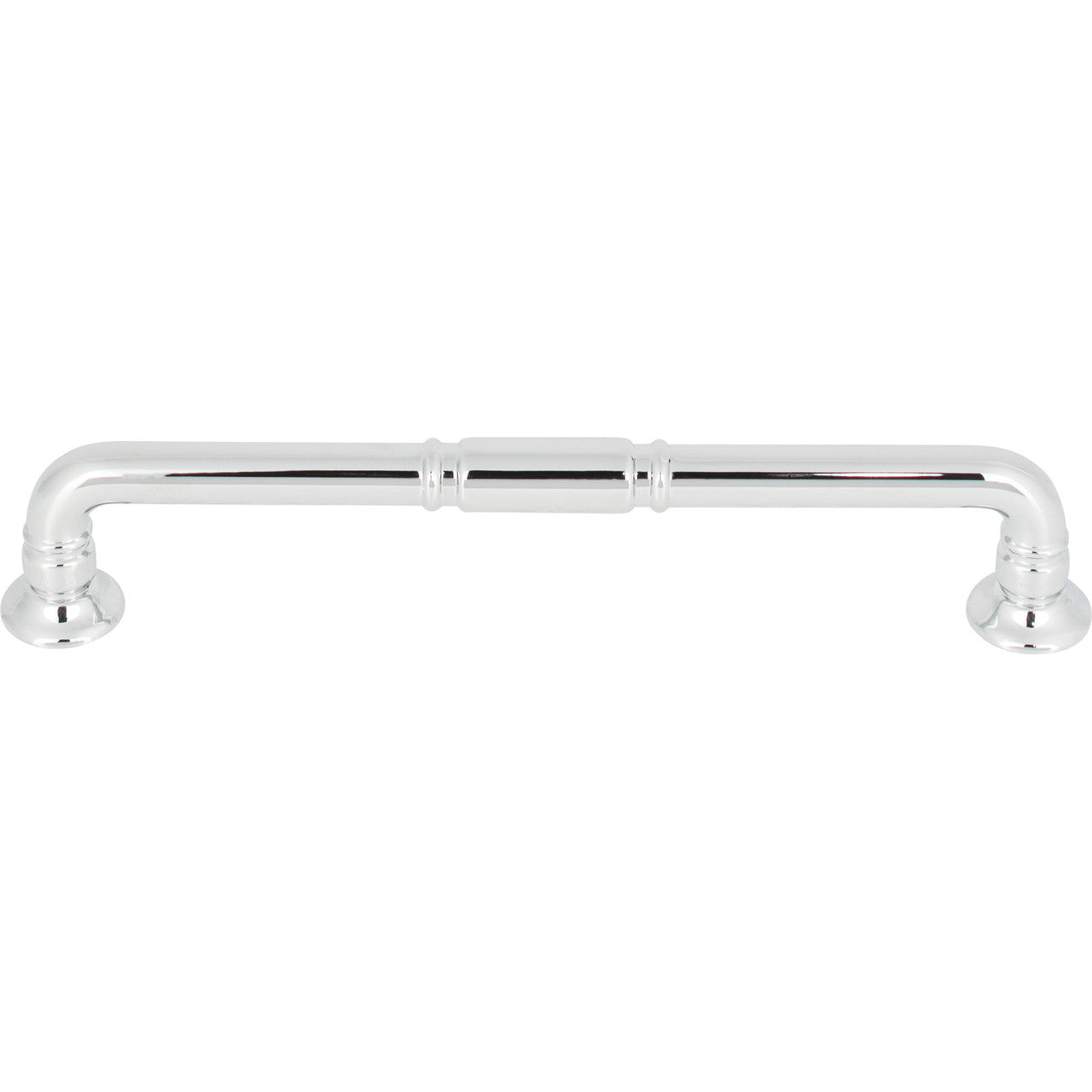Top Knobs TK1004PC: 6-5/16" cc Kent D-Handle Cabinet Pull - Polished Chrome