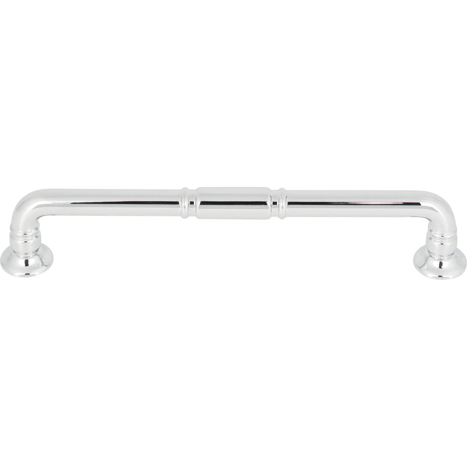 Top Knobs TK1004PC: 6-5/16" cc Kent D-Handle Cabinet Pull - Polished Chrome