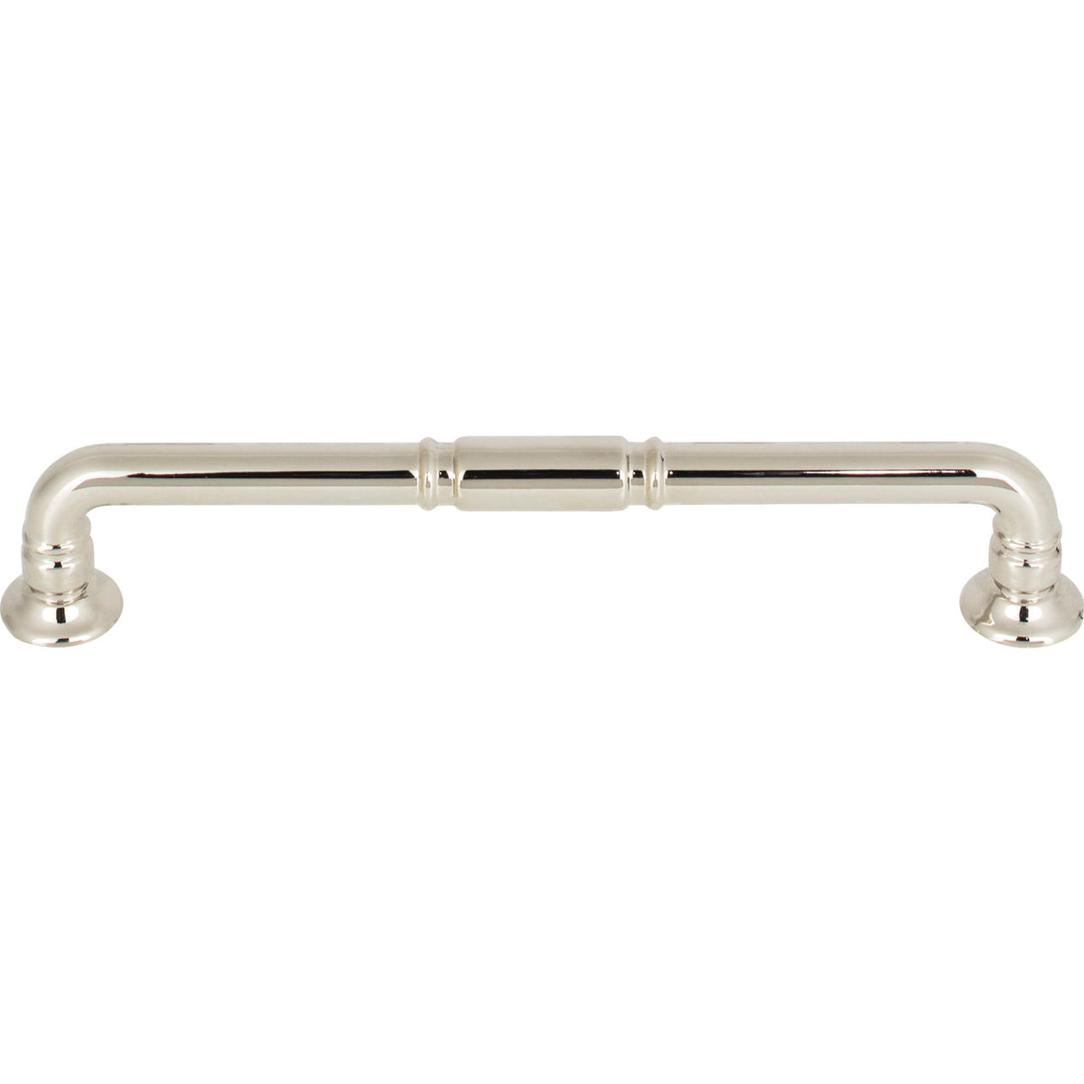 Top Knobs TK1004PN: 6-5/16" cc Kent D-Handle Cabinet Pull - Polished Nickel