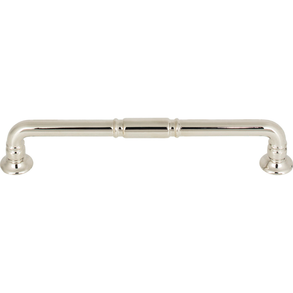 Top Knobs TK1004PN: 6-5/16" cc Kent D-Handle Cabinet Pull - Polished Nickel