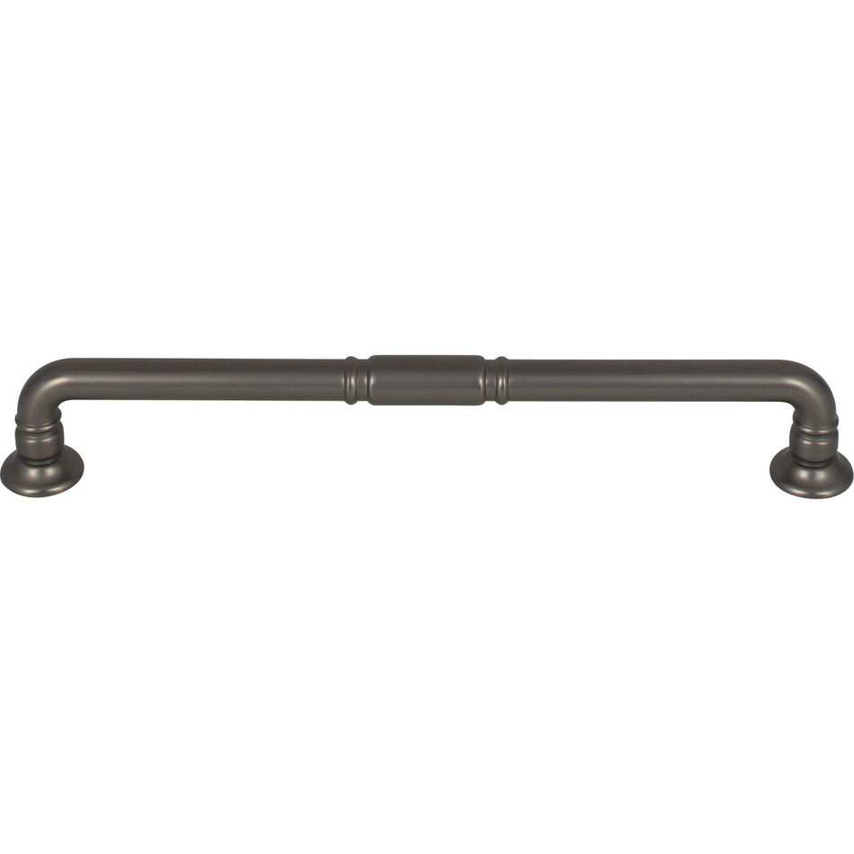 Top Knobs TK1005AG: 7-9/16" cc Kent D-Handle Cabinet Pull - Ash Gray