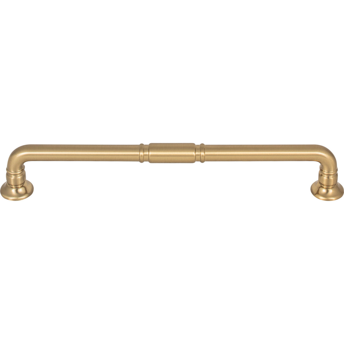 Top Knobs TK1005HB: 7-9/16" cc Kent D-Handle Cabinet Pull - Honey Bronze