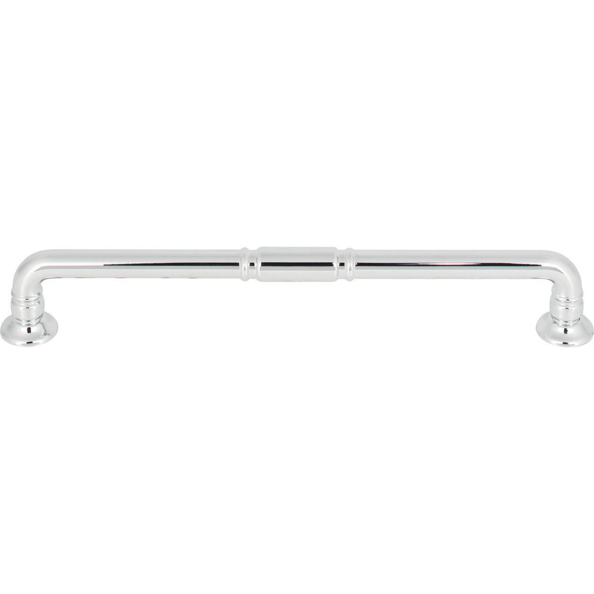 Top Knobs TK1005PC: 7-9/16" cc Kent D-Handle Cabinet Pull - Polished Chrome
