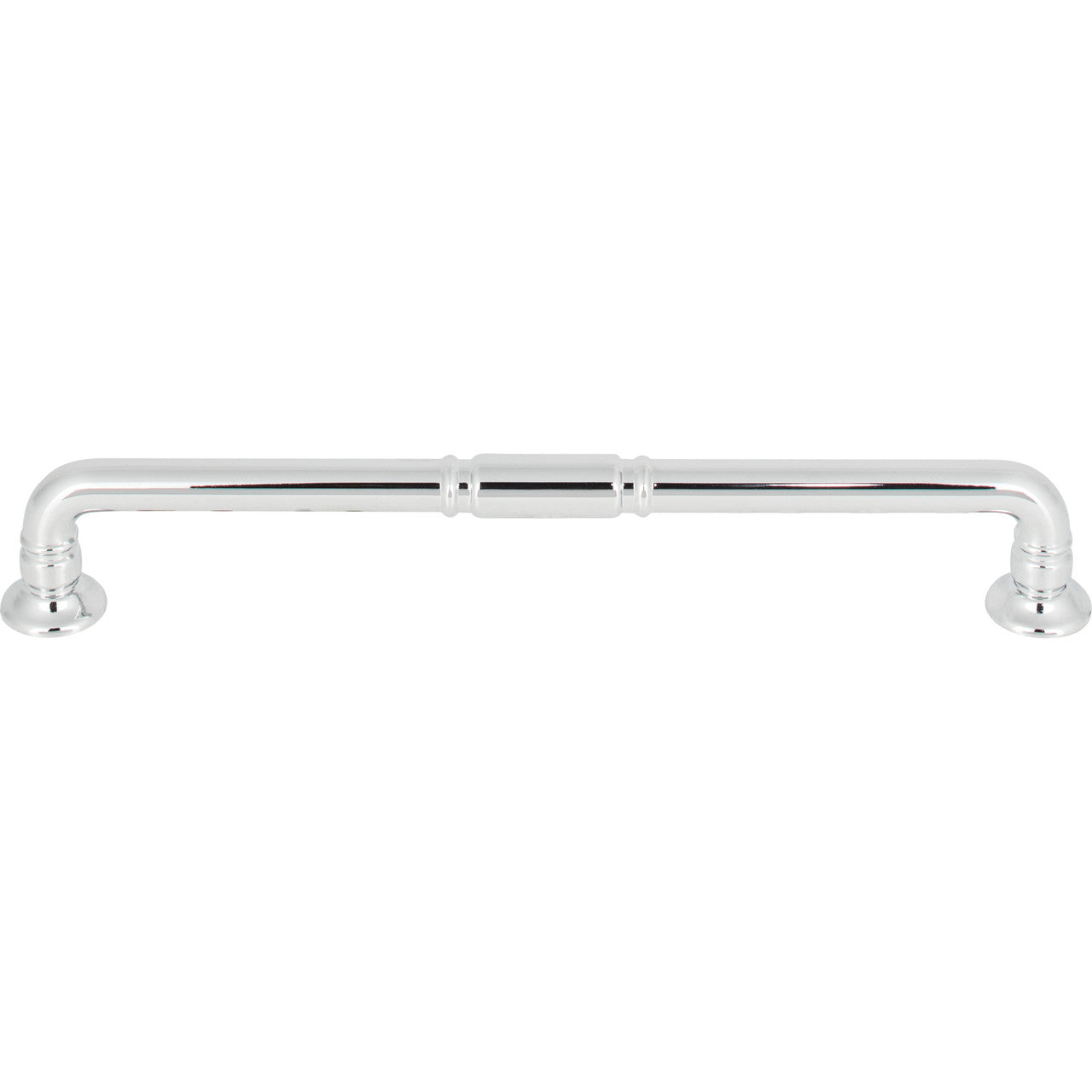 Top Knobs TK1005PC: 7-9/16" cc Kent D-Handle Cabinet Pull - Polished Chrome