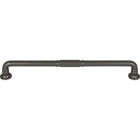 Top Knobs TK1006AG: 8-13/16" cc Kent D-Handle Cabinet Pull - Ash Gray