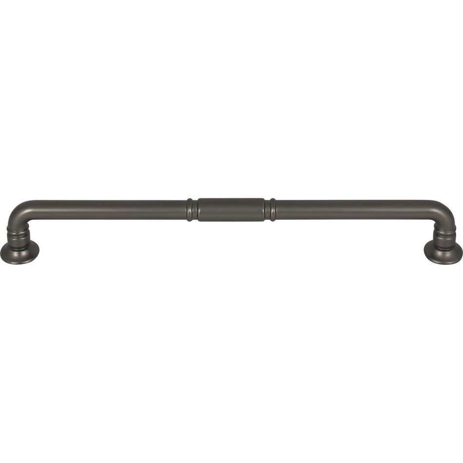 Top Knobs TK1006AG: 8-13/16" cc Kent D-Handle Cabinet Pull - Ash Gray