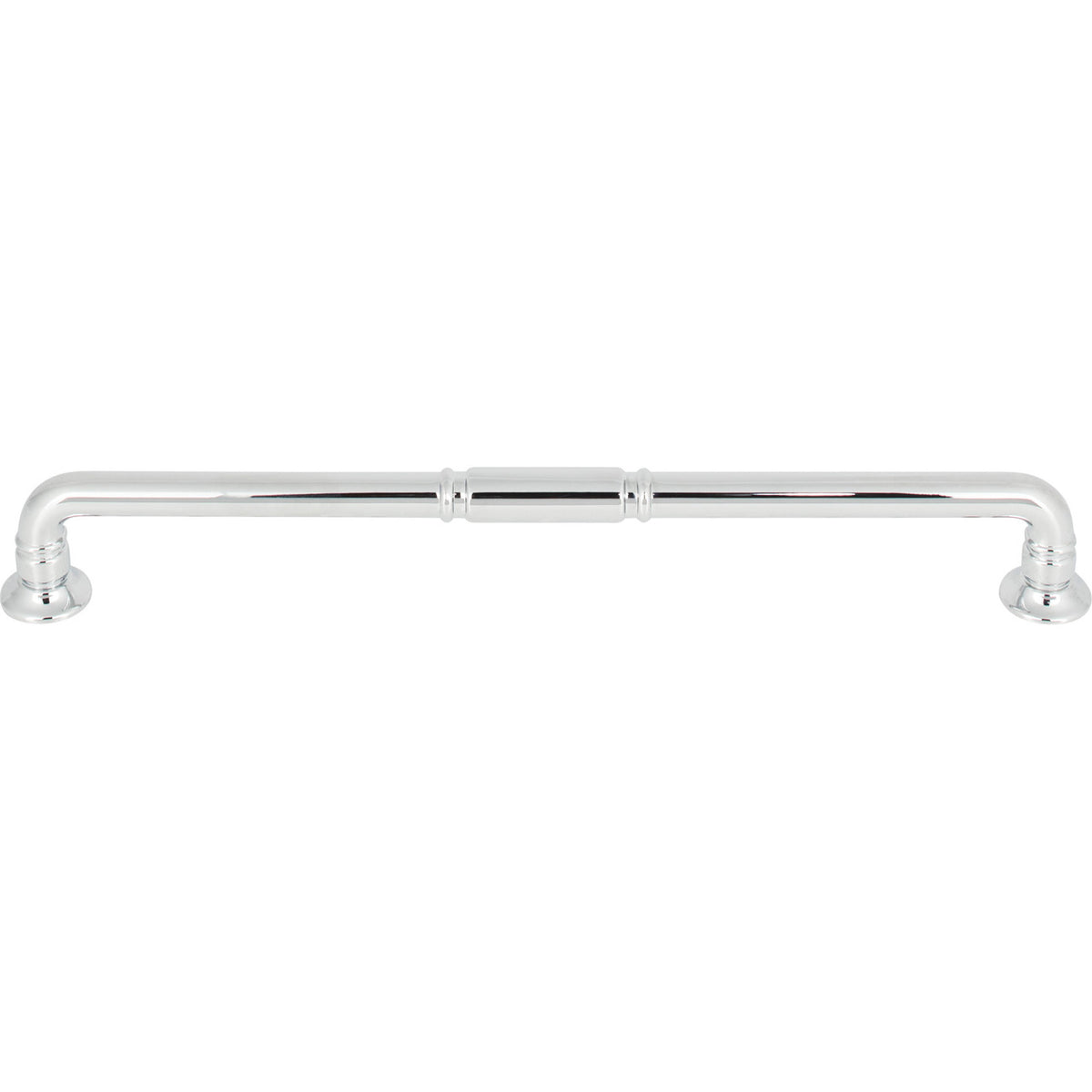 Top Knobs TK1006PC: 8-13/16" cc Kent D-Handle Cabinet Pull - Polished Chrome