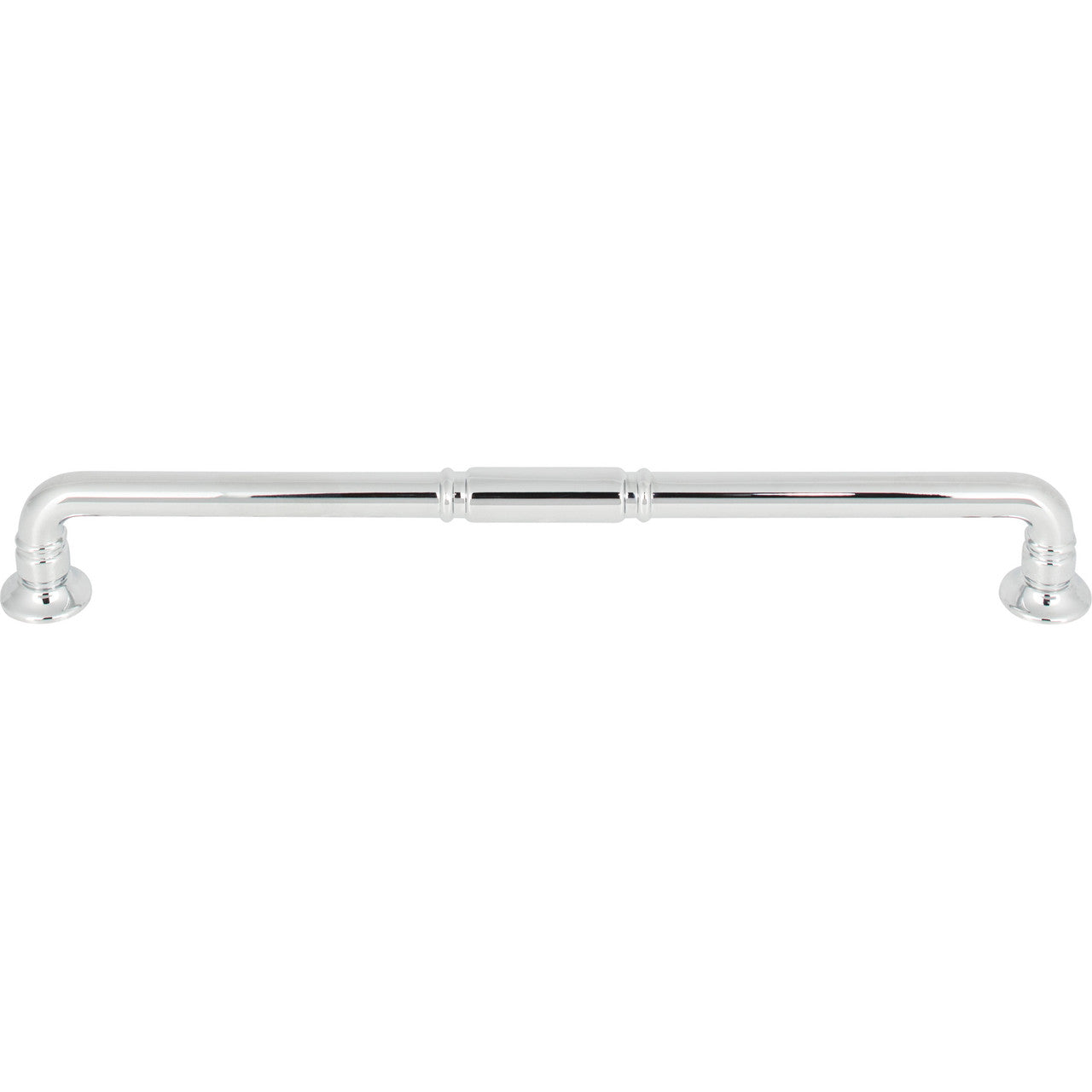 Top Knobs TK1006PC: 8-13/16" cc Kent D-Handle Cabinet Pull - Polished Chrome