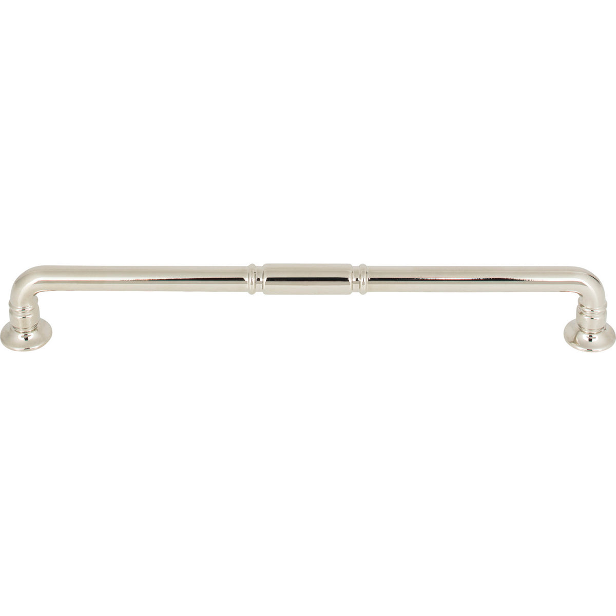 Top Knobs TK1006PN: 8-13/16" cc Kent D-Handle Cabinet Pull - Polished Nickel