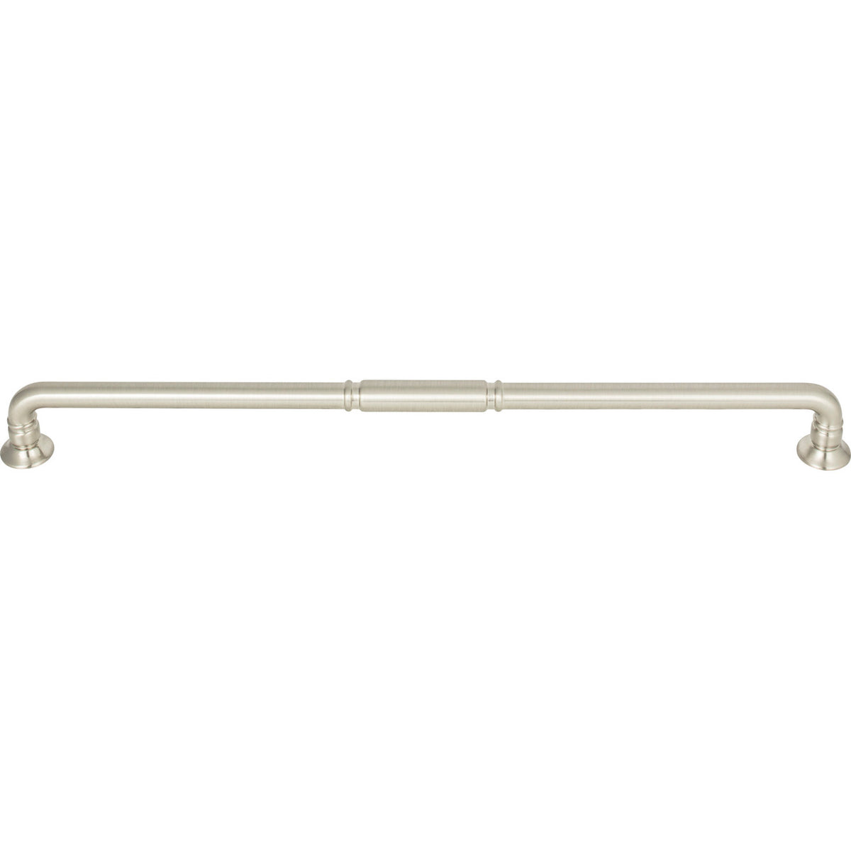 Top Knobs TK1007BSN: 12" cc Kent D-Handle Cabinet Pull - Brushed Satin Nickel
