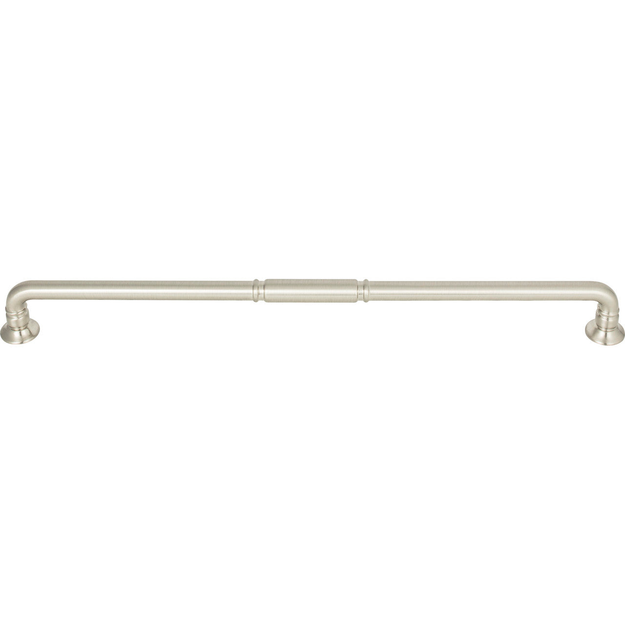 Top Knobs TK1007BSN: 12" cc Kent D-Handle Cabinet Pull - Brushed Satin Nickel