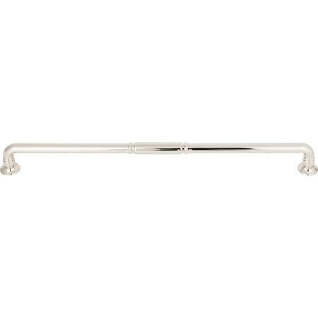 Top Knobs TK1007PN: 12" cc Kent D-Handle Cabinet Pull - Polished Nickel