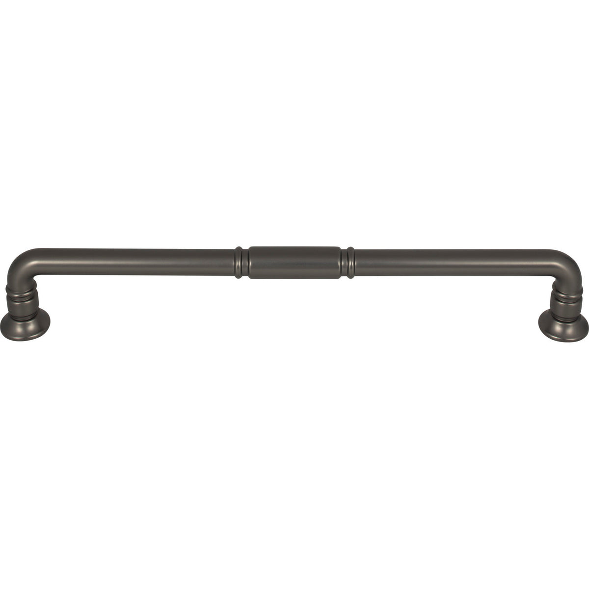 Top Knobs TK1008AG: 12" cc Kent D-Handle Appliance Pull - Ash Gray