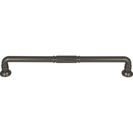 Top Knobs TK1008AG: 12" cc Kent D-Handle Appliance Pull - Ash Gray