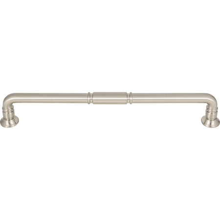 Top Knobs TK1008BSN: 12" cc Kent D-Handle Appliance Pull - Brushed Satin Nickel
