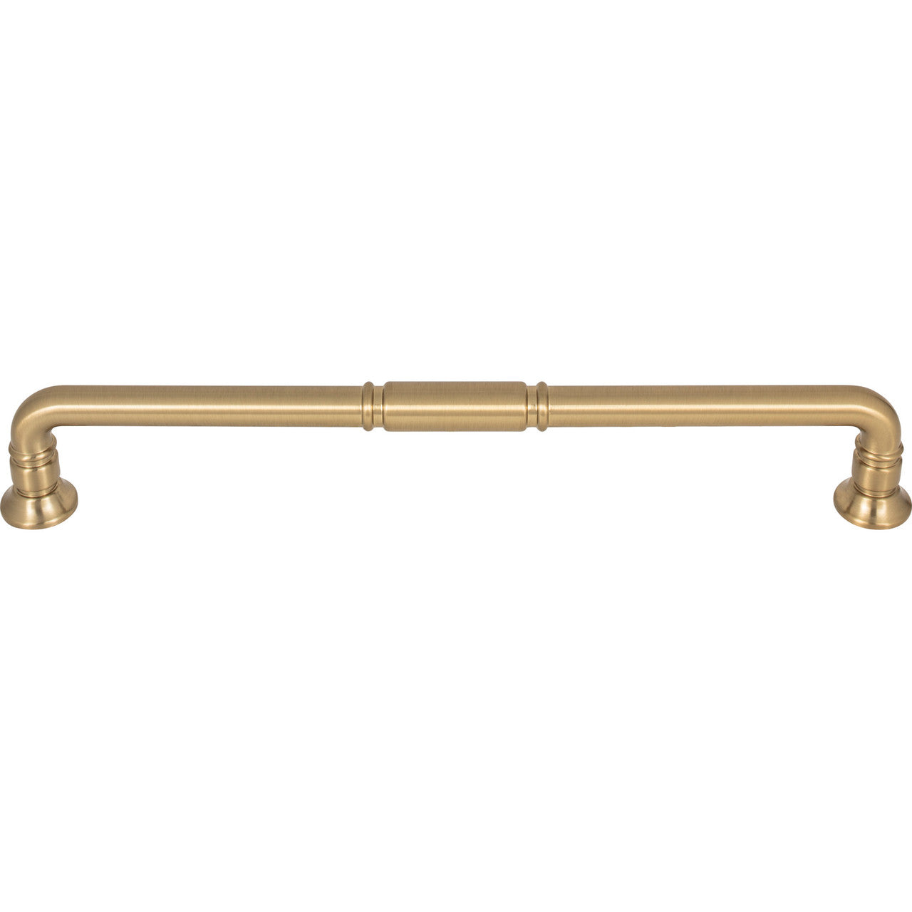 Top Knobs TK1008HB: 12" cc Kent D-Handle Appliance Pull - Honey Bronze