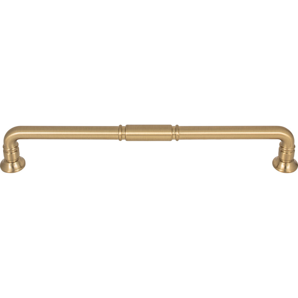 Top Knobs TK1008HB: 12" cc Kent D-Handle Appliance Pull - Honey Bronze