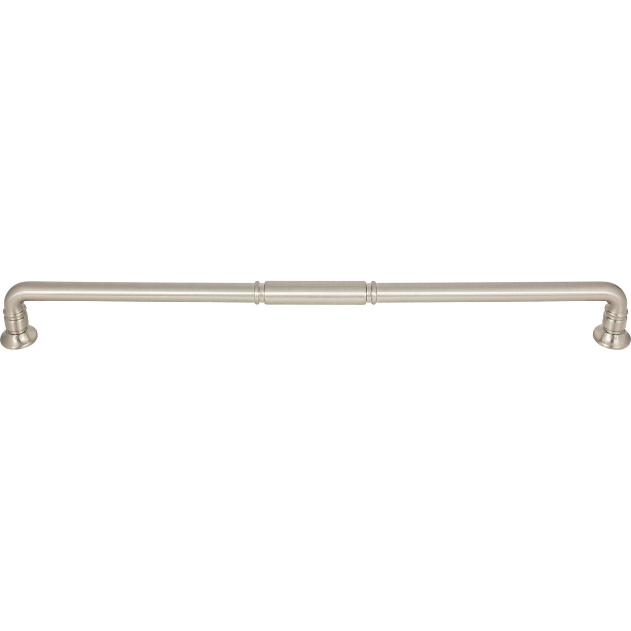 Top Knobs TK1009BSN: 18" cc Kent D-Handle Appliance Pull - Brushed Satin Nickel