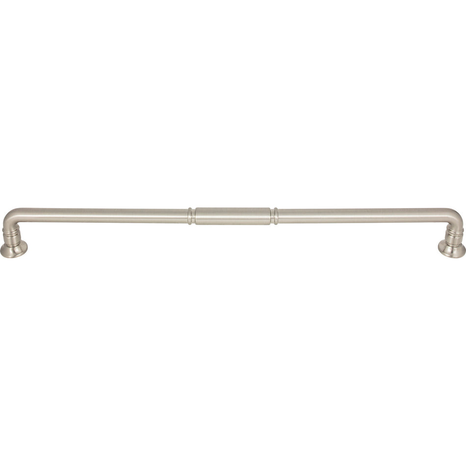 Top Knobs TK1009BSN: 18" cc Kent D-Handle Appliance Pull - Brushed Satin Nickel