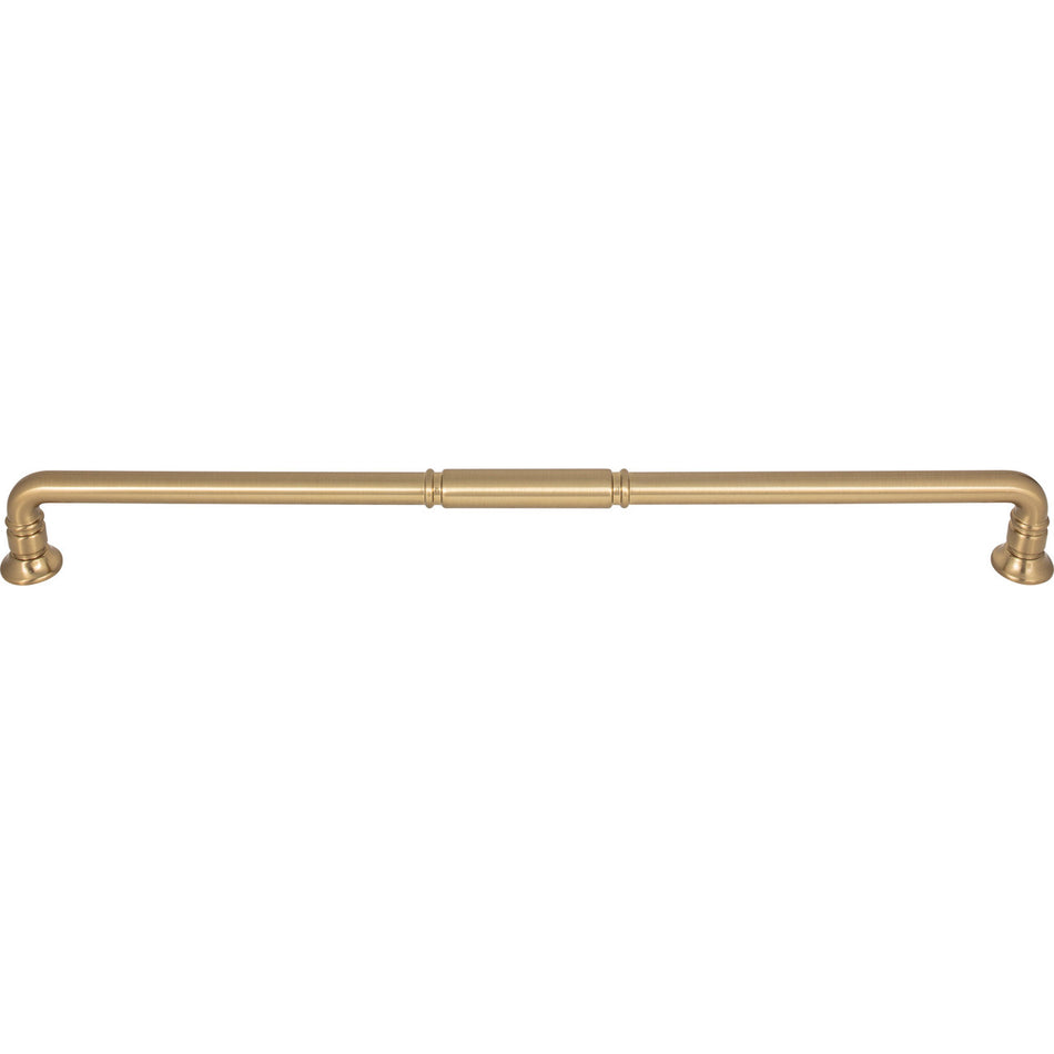 Top Knobs TK1009HB: 18" cc Kent D-Handle Appliance Pull - Honey Bronze